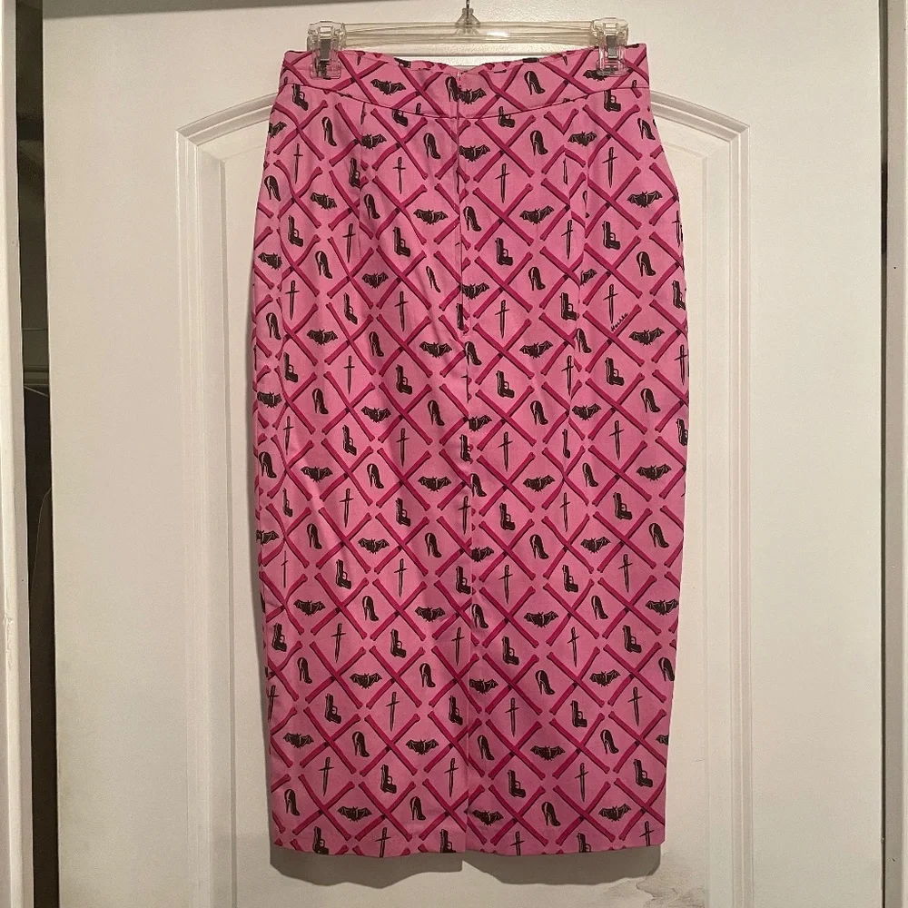 Vixen by Micheline Pitt x Ryan Heshka pencil skirt - Picture 6 of 8